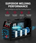 Four In One Multi Process Welder For MIG TIG MMA And Stick Welding Dual Voltage 110V And 220V with internal components