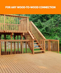 Top Shelf Green Deck Screws Two And A Half Inch Star Drive Bugle Head For Exterior Woodwork Built Like A Tank For Smooth Decking Jobs No Prep Work Needed Heavy Duty Bulk Pack Driver Bit Included used in wood deck construction.