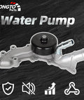 Water Pump With Gasket For Dodge Ram 1500 Charger Durango Challenger Chrysler 200 Town And Country Jeep Grand Cherokee 3 6L V6 Replacement OE 1204450 5184498AD on black background