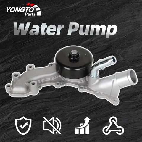 Water Pump With Gasket For Dodge Ram 1500 Charger Durango Challenger Chrysler 200 Town And Country Jeep Grand Cherokee 3 6L V6 Replacement OE 1204450 5184498AD on black background