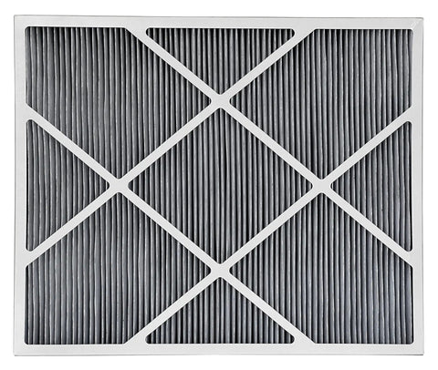 Healthy Climate MERV 16 Carbon Clean Filter Bundle with Same Day Supply Magnet Reminder 1 Pack, front view of filter surface