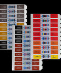 Ace One Watt Metal Film Resistor Assortment Kit Packing Three Hundred Pieces Across Thirty Values From One Ohm To One Megohm In Individual Compartments display.