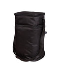 Insulated Baby Bottle Bag And Breastmilk Cooler Keeps Six Milk Bottles Chilled With Ice Pack Portable Two Compartment Leak Proof Feeding Sling For Parents On The Go black fabric bag with two compartments and shoulder strap
