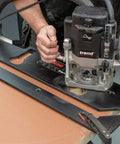 Heavy Duty Kitchen Countertop Routing Jig For Twenty Five And A Half Inch Countertops With Peninsular Cut CNC Machined