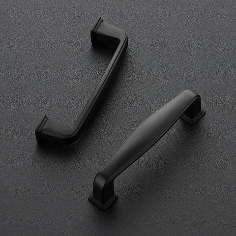 30 Pack Solid 3 Inch Cabinet Handles Matte Black Zinc Alloy Pulls for Kitchen Cupboards and Drawers, modern hardware top view