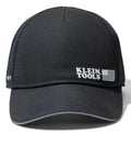 Mesh Back Safety Cap With Reflective Brim And Bump Cap Insert Compatibility, adjustable snapback construction hat, front view