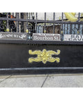 Straight Up Classic Retro Metal Tin Sign Displaying Nostalgic Gasoline Lettering For A Totally Legendary Garage Bar Wall Decor Piece Hilarious Man Cave Hanging Artwork Measuring Four By Sixteen Inches Ready To Hang, featuring black and gold accents.
