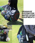 Heavy Duty XL Mesh Sports Gear Bag With Adjustable Shoulder Strap For Coaches And Teams All In One Design Oversized Front Pocket