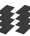 Eight Pack Replacement Capillary Mats For Seed Starting 13 By 8 Inches Self Watering Grow Mat Set for indoor gardens displayed in two stacks