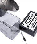 Classic Evo Pro Espresso Machine With 9 Bar Extraction parts including a drip tray, water reservoir, and steam wand tip