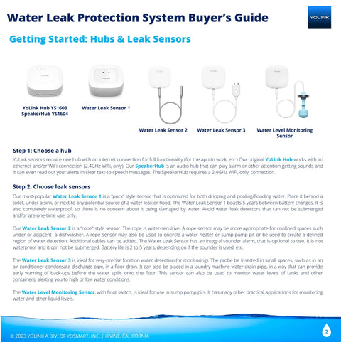 Ultra Long Range Water Leak Sensor With 105dB Siren And Open Air Range For Smart Home No WiFi Needed LoRa Based Detector overview