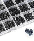 Massive M3 Screws And Nuts Assortment Kit With Washers And Wrench, 630 Pcs Includes M3 Hex Button Head Socket Cap Screws
