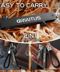 Pocket Knife 2 In 1 EDC Keychain Tweezers Multitool Box Cutter Retractable Utility Knife, compact and easy to carry