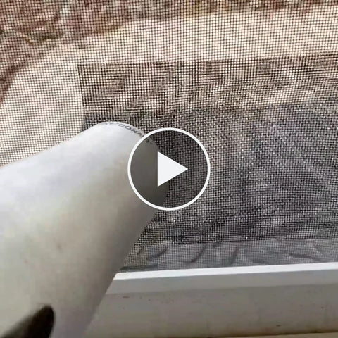 Window Screen Repair Kit 5 By 7 Inch Patch Silver Two Patches For A Quick Handy Screen Fix on window screen using hair dryer