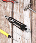 Pro Grade 6 Inch Safety Wire Pliers With Lock Wire Twist Tool And 10 Meter 0.5mm Steel Wire, shown on a wooden surface