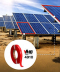 Heavy-Duty Clear Mounting Tape 3/4 in x 15 yd, 40 mil (0.040 in / 1.02 mm) Double-Sided Foam Adhesive on solar panels.
