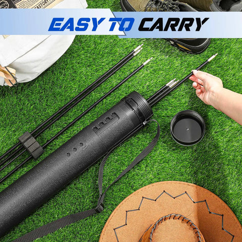 2 Pack Adjustable Arrow Case Quiver For Hunting And Crossbow Holds 12 Arrows From 24 To 39 Inches With Strap
