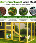 Heavy Duty 304 Stainless Steel Hardware Cloth 1/2 Inch 20 Gauge Welded Mesh Chicken Wire Fencing utilized for outdoor coops.