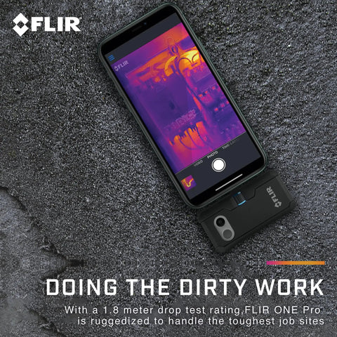 Infrared Thermal Imaging Camera For Android Type-C Devices Pro LT Edition With 1440x1080 IR Resolution on asphalt