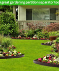 2 Inch By 33 Foot Garden Edging Border Coil With 30 Stakes, Easy Install Landscaping Kit Installed in Lawn and Flower Beds