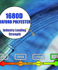 Close-up of 1680D Oxford fabric on Giant 40 Inch Saucer Tree Swing With Heavy Duty 1680D Oxford Fabric, 700 Lb Weight Capacity.