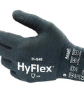 Hand wearing Cut Resistant Work Gloves With Ultra Dexterity And All-Day Comfort, ZONZ Knit For Flexible Movement, Intercept Technology.