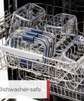 Clear 32oz Cereal Storage Container With Airtight Seal, Shatterproof Tritan, BPA Free And Dishwasher Safe in dishwasher