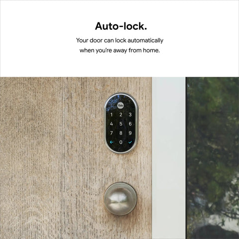 Tamper Proof Smart Lock With Led Keypad For Keyless Entry And Heavy Duty Protection Replaces Standard Deadbolt Straightforward Install For Front Doors In Classic Satin Nickel Finish Lock Your Crib Down Tight No Sweat