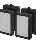 4 Pack LV H128 RF Replacement Filter Easy Swap For LV H128 Air Purifier 3 In 1 Filtration Compatible With PUURVSAS HM669A ROVACS RV60