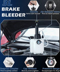 One Man Brake Bleeder Kit With 3L Reservoir And 1L Catch Bottle Manual Pump Bleeder For Flushing Brakes And Clutch in use