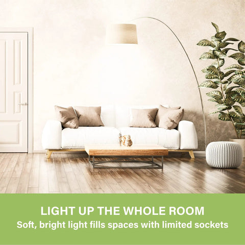 A19 LED Light Bulb Non Dimmable 75 Watt Equivalent 11.5W 1100 Lumens Soft White 2700K E26 Standard UL Listed 6 Pack Budget Friendly Energy Saver For Home Office Great For Any Room In The House