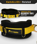 Aluminum Tie Wire Reel Kit With Diagonal And Lineman Pliers Reel Pad And Safety Belt Lightweight Rebar Wire Tie Reel For Ironworkers Heavy Duty Tools All In One Belt Attach Kit with yellow safety belt and metal rings