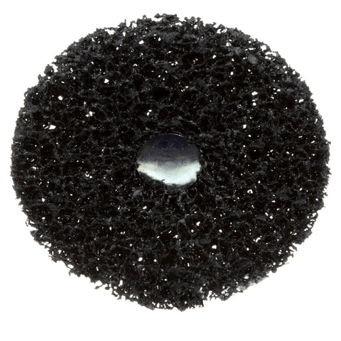 Paint And Rust Stripper Disc For Drill, 4 Inch Diameter, showing Scotch-Brite abrasive web, Open Stock 7772ES