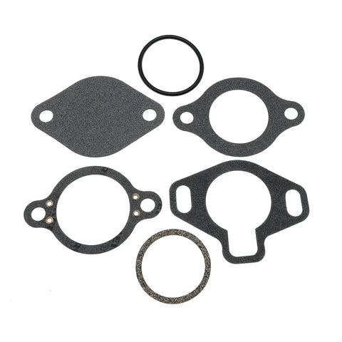 Thermostat Kit 160 Degree Replacement For MerCruiser Mercury GM V6 V8 Engines 4.3 5.0 5.7 Drop In Fit gaskets and O-ring set