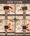 How to use Durable Outdoor Patio Furniture Clips Set For Brown Wicker And Rattan Chairs Sectional Sofa Clips Connectors