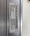 Universal 36V And 48V Brushless Dc Motor Controller For Ebikes Square Wave Torque Drive Lcd Ready close-up of specs label