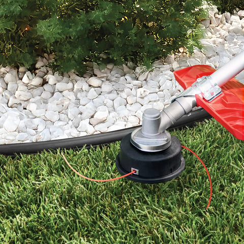 Pro Grade Landscape Edging Kit 5 Inch By 20 Foot Heavy Duty Garden Border in garden next to grass and white stone