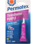 Packaging of Low Strength Purple Thread Locker For Small Fasteners 6 Ml Tube Removable With Hand Tools Noncorrosive Formula