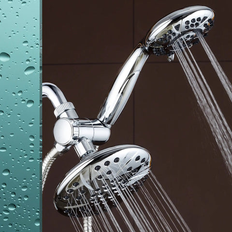 High Pressure 6 Inch Rain Shower Head With 6 Settings For A Spa Worthy Ultimate Shower Experience Premium Quality Easy Install