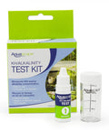 No Sweat Pond And Tank Water Quality Checker For Measuring KH And Total Alkalinity Levels in a test kit with reagent and mixing tube.