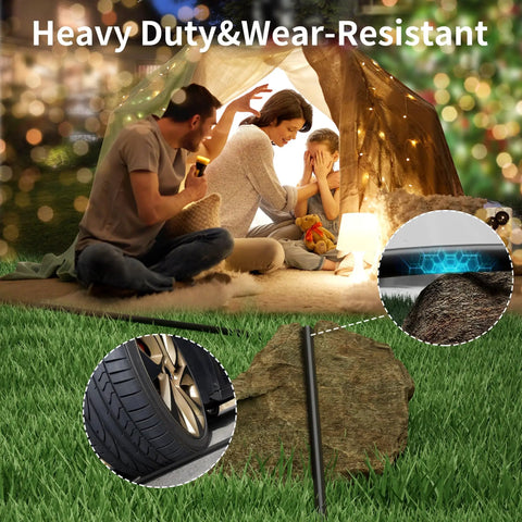 Image showing heavy-duty, weatherproof 3 Prong Y Splitter Extension Cord One Foot Straight Plug To Two Outlet Space Saver for indoor outdoor use.