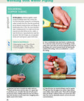 No Sweat Plumbing Repair Manual And Home Improvement Diy Guide With Latest Tricks To Unclog Drains Fix Pipes And Save Cash On Repairs Third Edition, image showing soldering copper tubing techniques and tools.