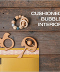 Bubble Mailers 6 By 9 Self Seal Padded Envelopes Brown Kraft Durable Shipping Mailers With Redi Strip Peel Off Closure Air Bubble Protection 50 Per Box shown with toys