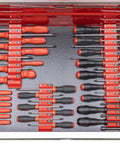 Screwdriver Pro Modular Organizer For 13 Tools With Magnetic Base Red Made In USA Built Tough For Real World Jobs Quick Access Custom Config
