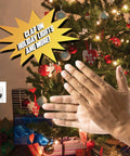 Hands clapping near a Christmas tree with Clap Control Dual Outlet Wall Plug With Noise Sensor for lighting control.
