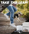 Clear No Slip Stair Tread Tape 4x32 Inches With Anti Slip Strips PVC Free 15 Pack Easy Install Roller Included Keeps Stairs Safe Without Changing The Look Ideal For Homes With Kids Pets And Seniors