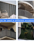 Stair Banister Guard Netting Kit For Kids And Pets 2 Pack 18 Ft By 2.6 Ft Mesh Safety Net on various stairways and rails