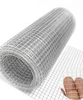 Heavy Duty Galvanized After Welding 1/4 Inch Wire Mesh Roll 4x10 Ft Tough As Nails Chicken Coop Pen Fence Garden Poultry Netting Cage Mesh Screen