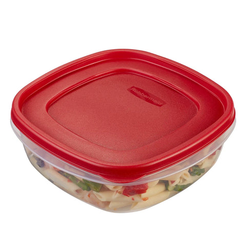 Easy Find Lids 9 Cup Food Storage Container In Racer Red With Snap On Lids And Bases To Save Cabinet Space Keeps Fridge Organized And Ready To Grab Durable Plastic For Everyday Use