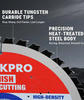 10 Inch 60T Fine Finish Woodworking Circular Saw Blade For Plywood And Trim With Thin Kerf 1.8mm Carbide Tipped ATB Teeth